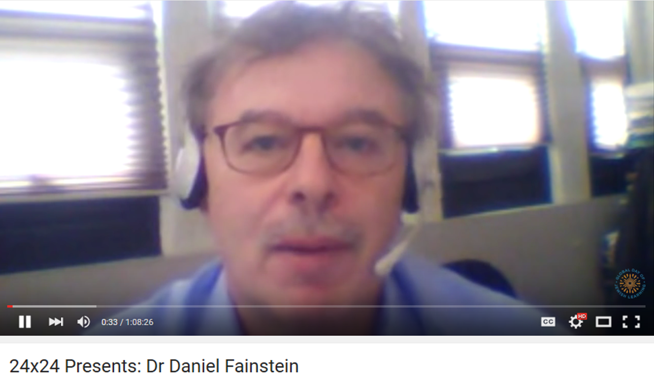 Videoconferencia del Rector el Dr. Daniel Fainstein en Global Day