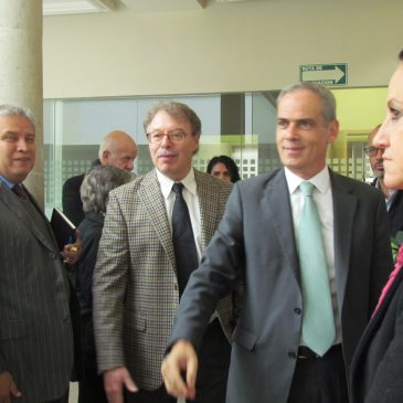 Jonathan Peled, Excmo.  Sr. Embajador de Israel en México, visita la Universidad Hebraica