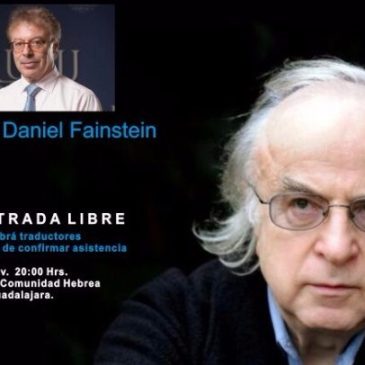 El Dr. Daniel Fainstein dialogará con Norman Manea, premio FIL de literatura 2016