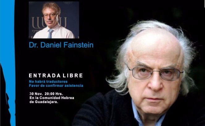 El Dr. Daniel Fainstein dialogará con Norman Manea, premio FIL de literatura 2016