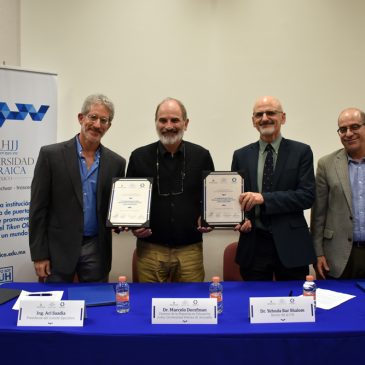 Firma de convenio de colaboración entre la Universidad Hebrea de Jerusalén y la Universidad Hebraica