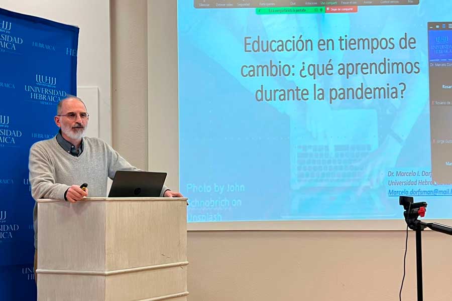 El Dr. Marcelo Dorfsman de la Universidad Hebrea de Jerusalén imparte conferencias en la Universidad Hebraica