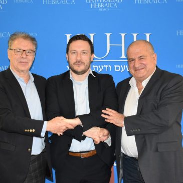 Firma de convenio de colaboración entre la Universidad Hebraica de México y la Universidad Metropolitana de Budapest